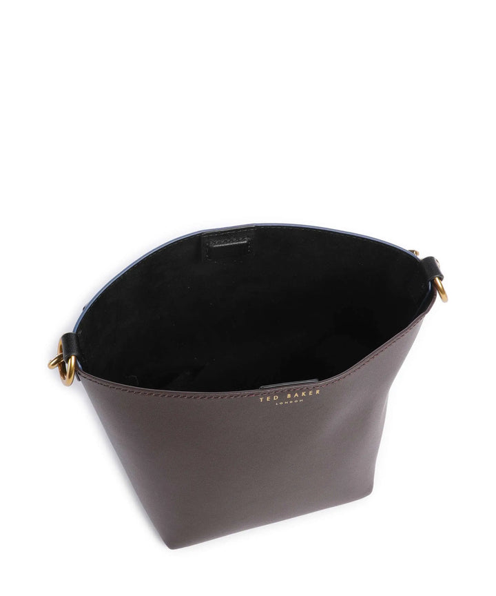 Ted Baker Wynola Woven Handle Colourblock Small Bag | Wine