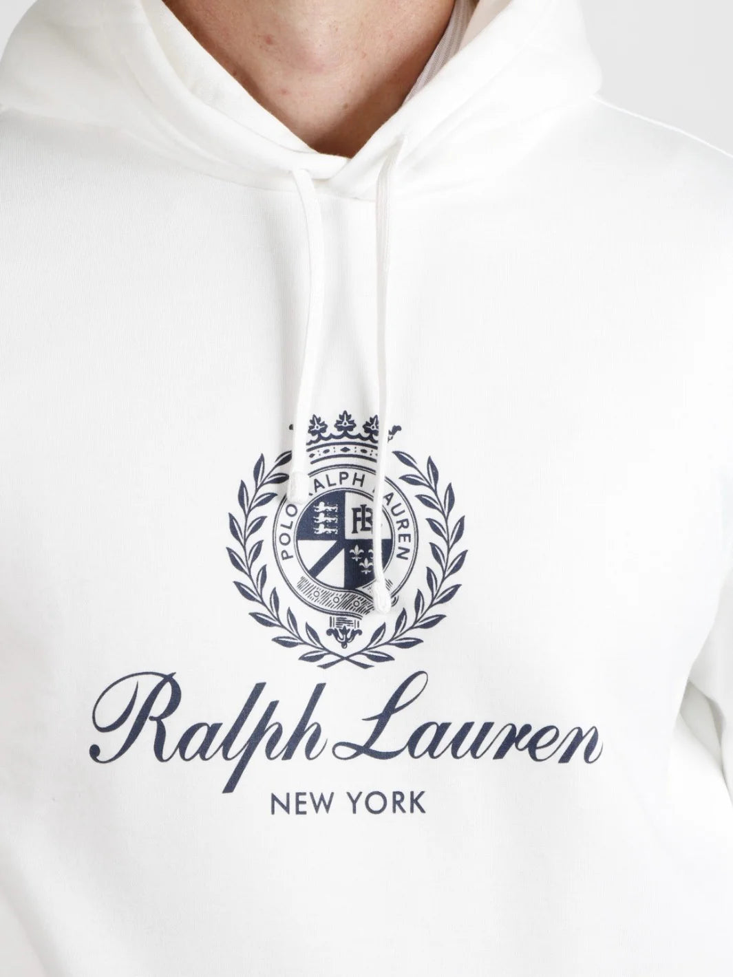Ralph Lauren Sweatshirt with Graphic Fleece | White
