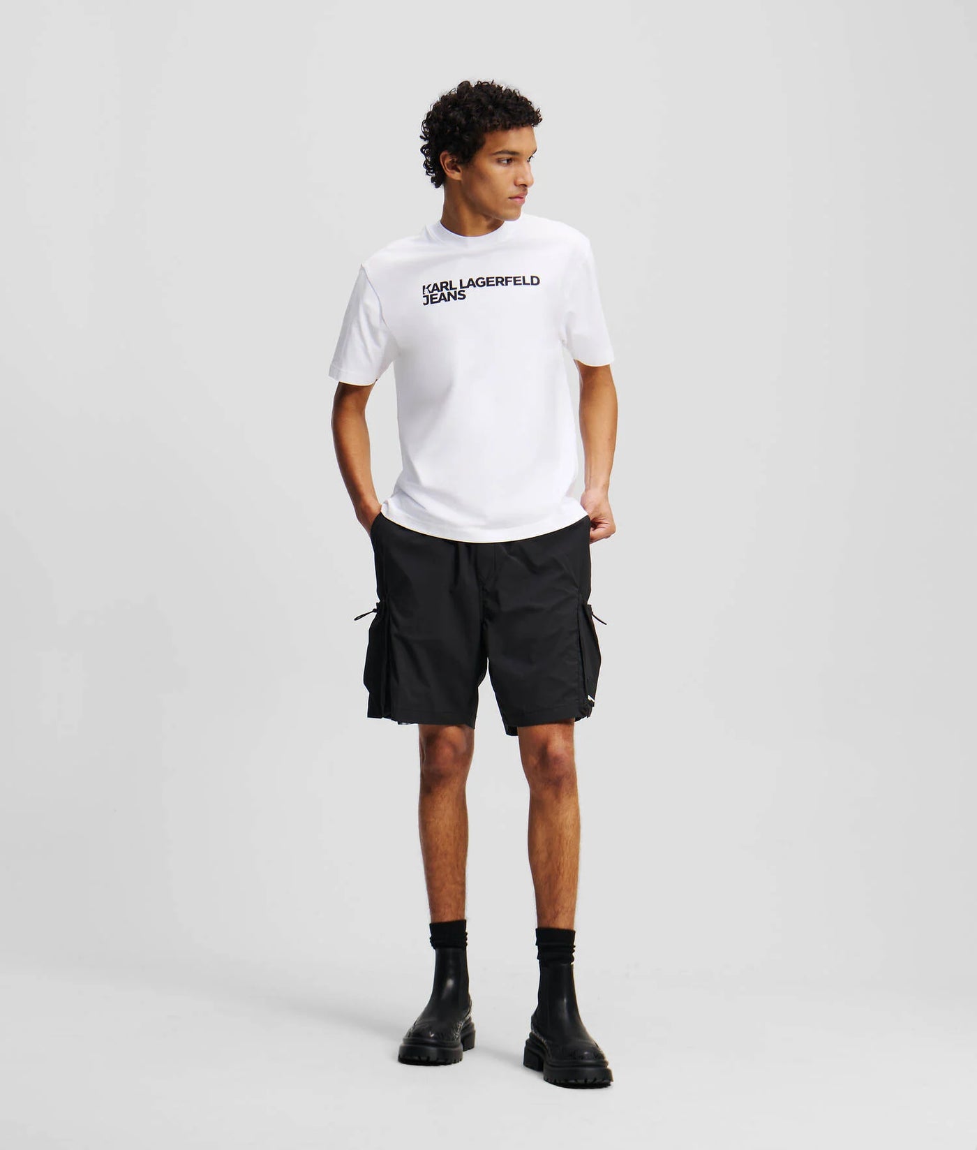 Karl Lagerfeld Regular Essential Logo T-shirt | White