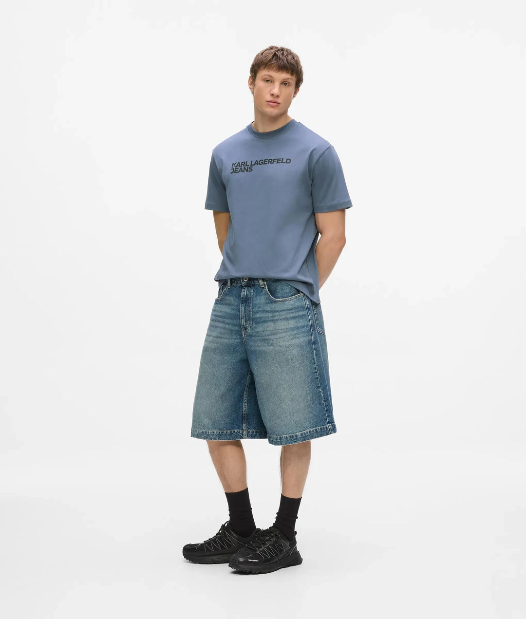 Karl Lagerfeld Essential T-shirt in Regular Fit | Grisaille