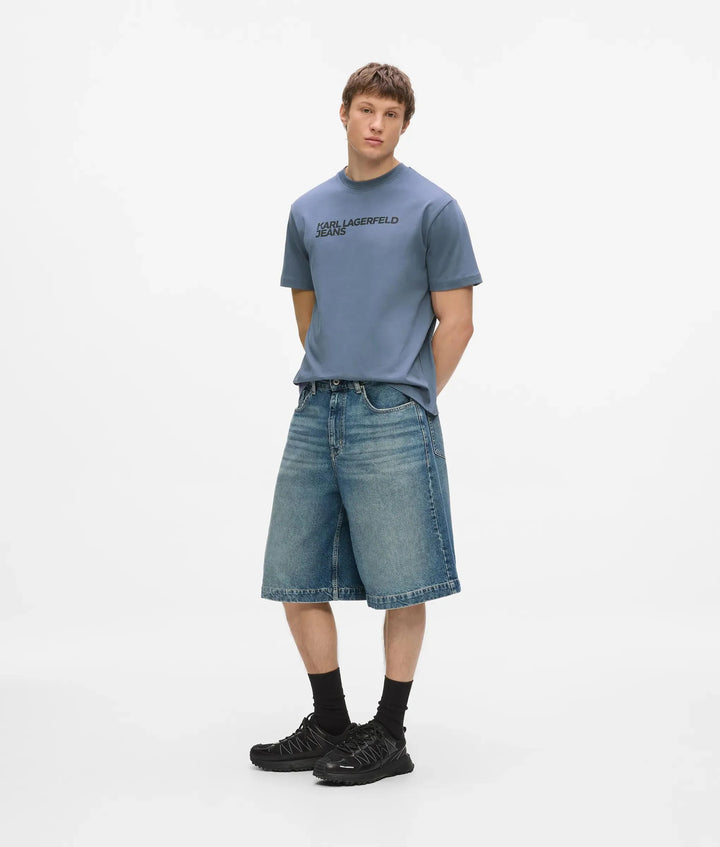Karl Lagerfeld Essential T-shirt in Regular Fit | Grisaille