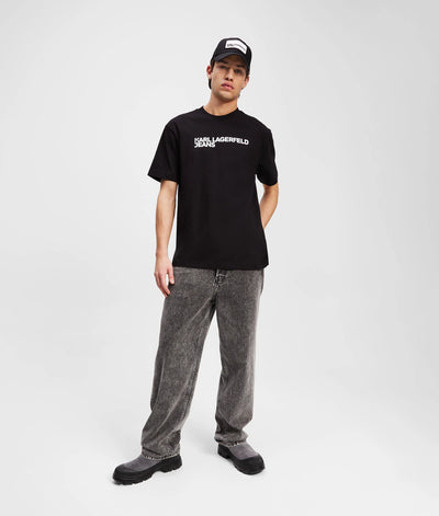 Karl Lagerfeld Regular Essential Logo T-shirt | Black