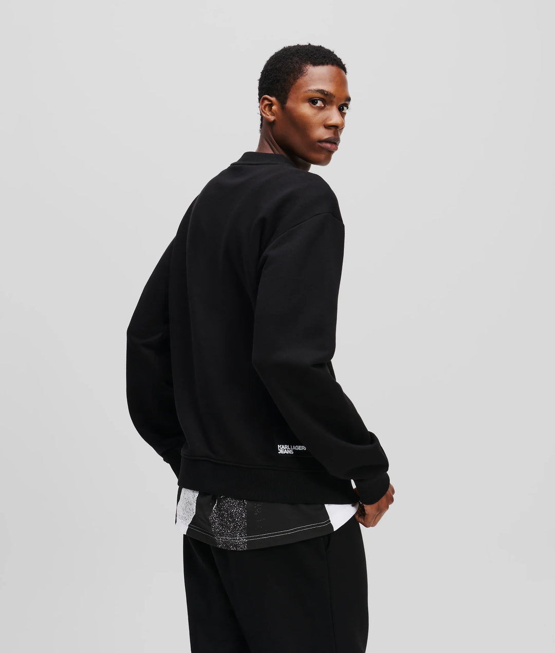Karl Lagerfeld Logo Regular Sweatshirt | Black