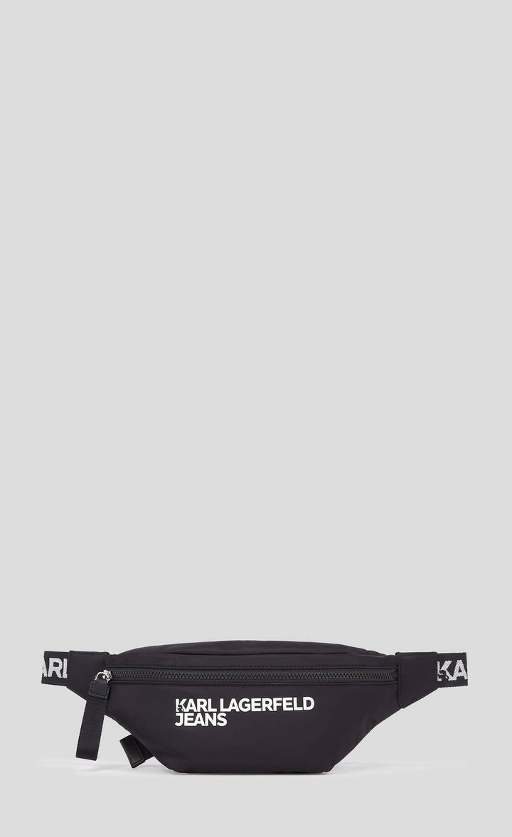 Karl Lagerfeld Essential Nylon Belt Bag | Black