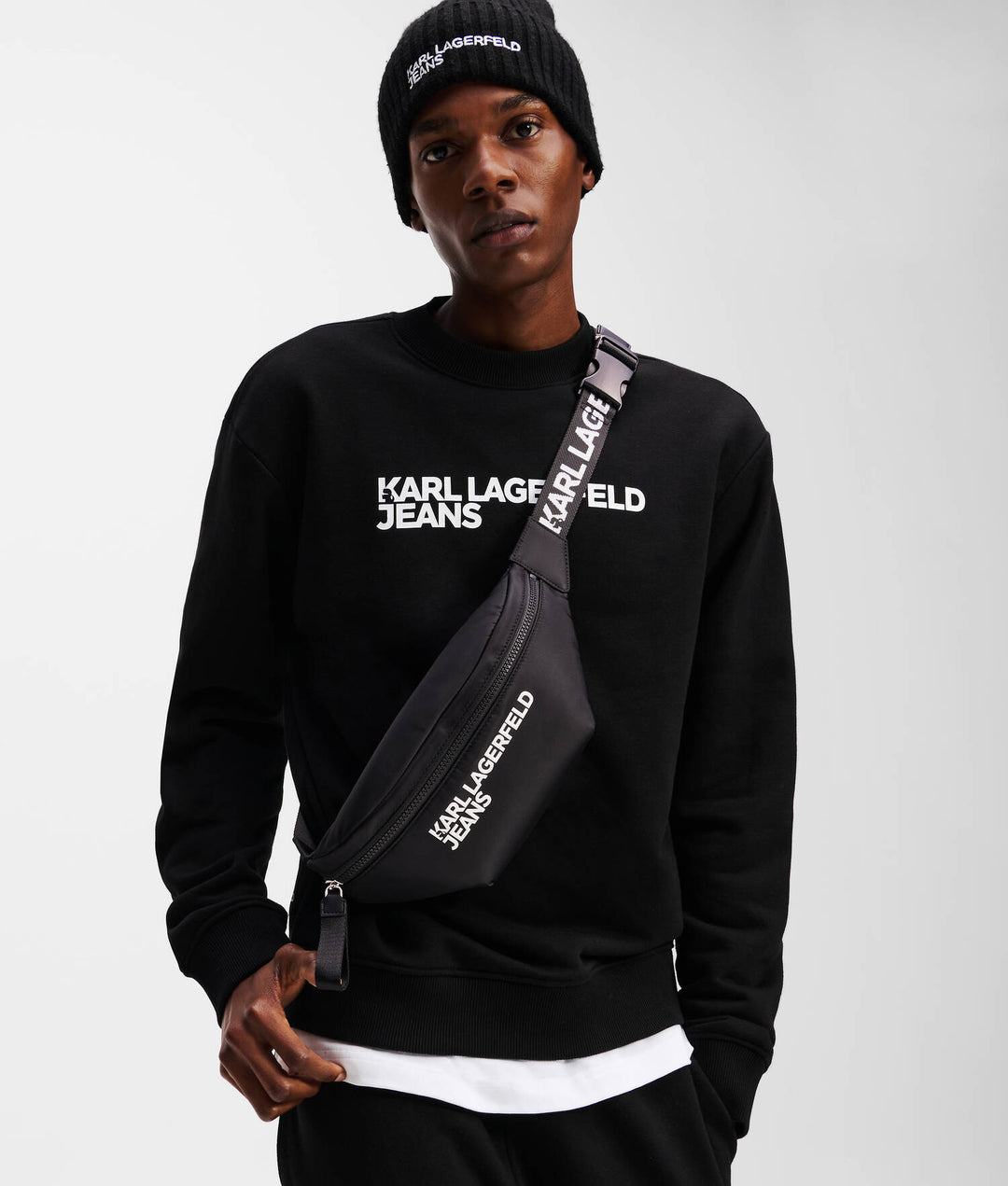 Karl Lagerfeld Box Logo Bumbag | Black