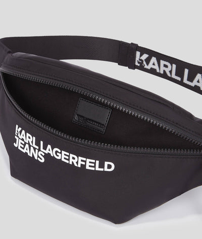 Karl Lagerfeld Essential Nylon Τσάντα Μέσης | Μαύρο