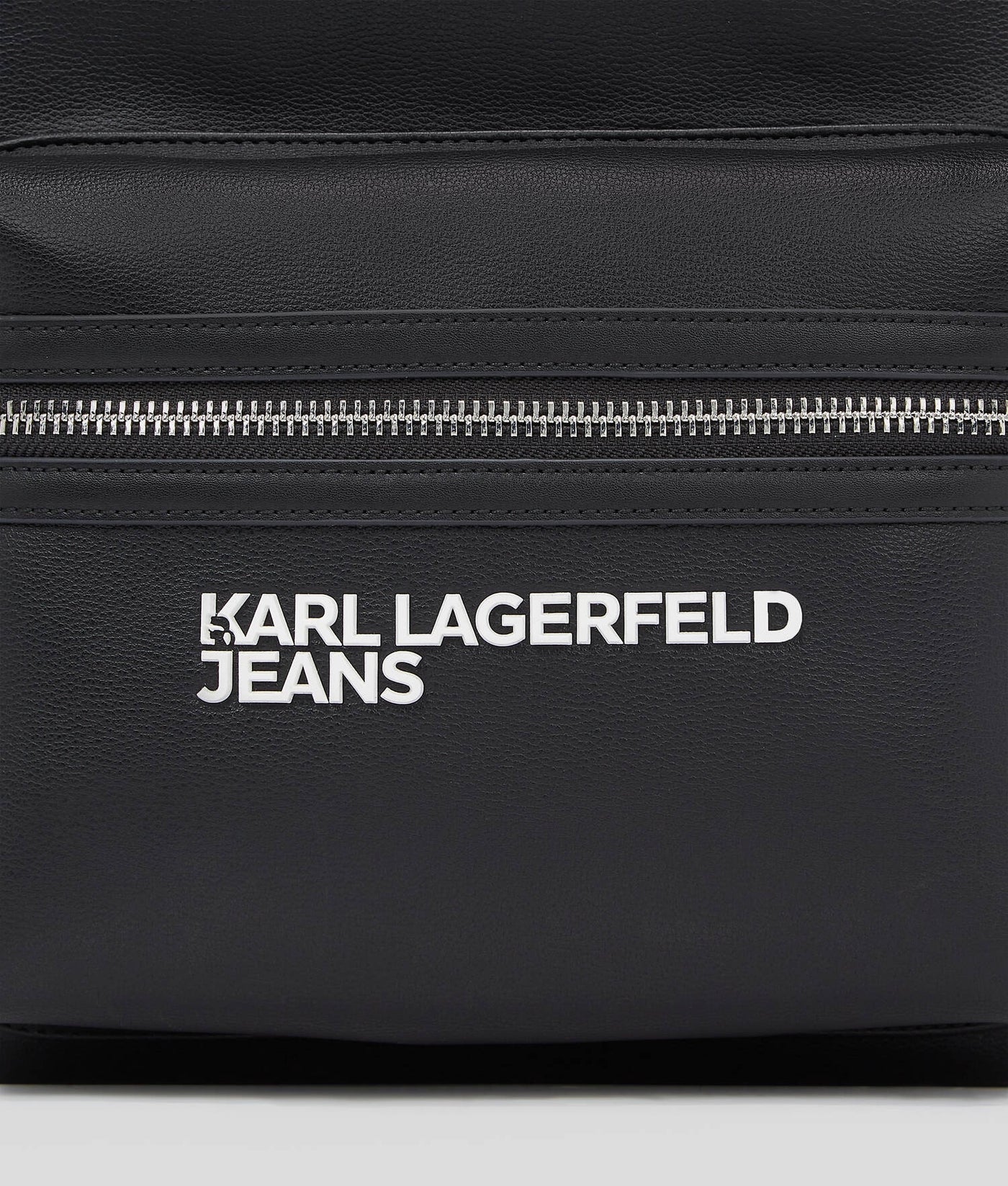 Karl Lagerfeld Essential Τσάντα Πλάτης από Faux Leather | Μαύρο