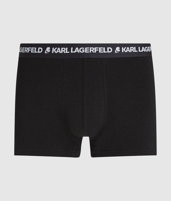Karl Lagerfeld Logo Colorband Trunk 3 Pieces | Black