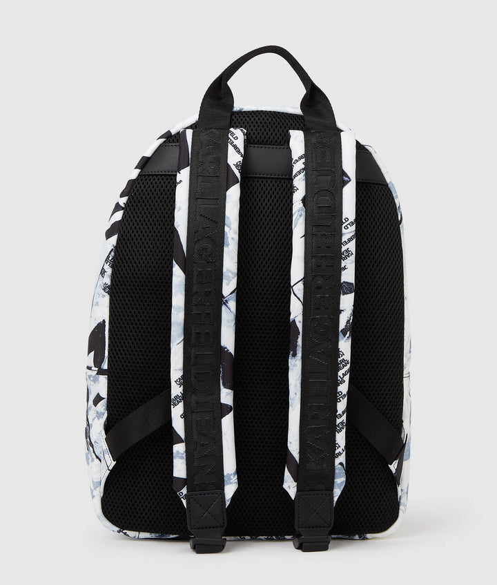 Karl Lagerfeld All over Graphic Print Backpack | Urban