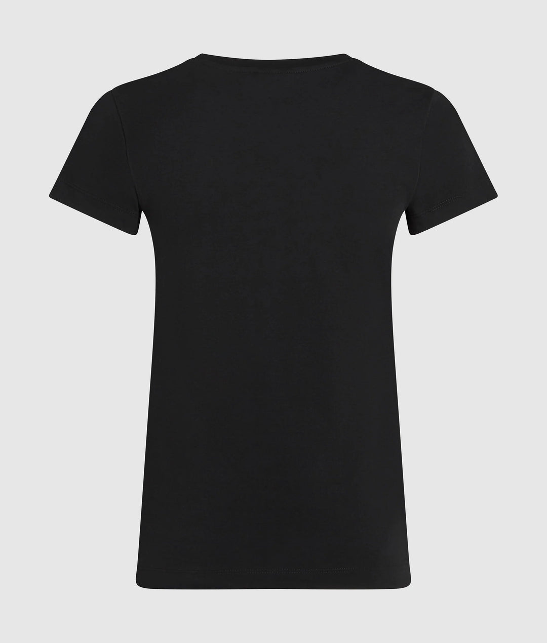 Karl Lagerfeld Women's Slim Reflective Logo T-shirt | Black