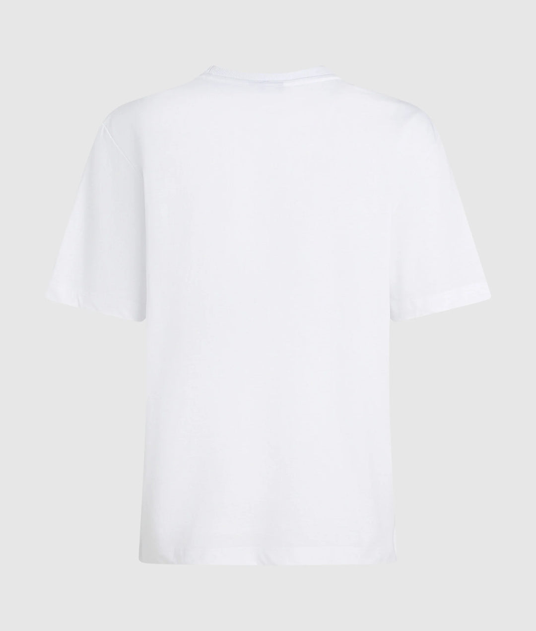 Karl Lagerfeld Women's Regular Outline Logo T-shirt | White