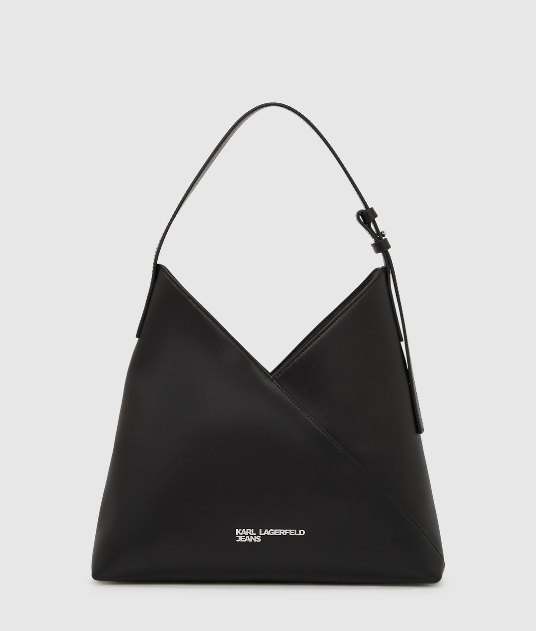 Karl Lagerfeld Geo Leather Small Tote Bag | Black
