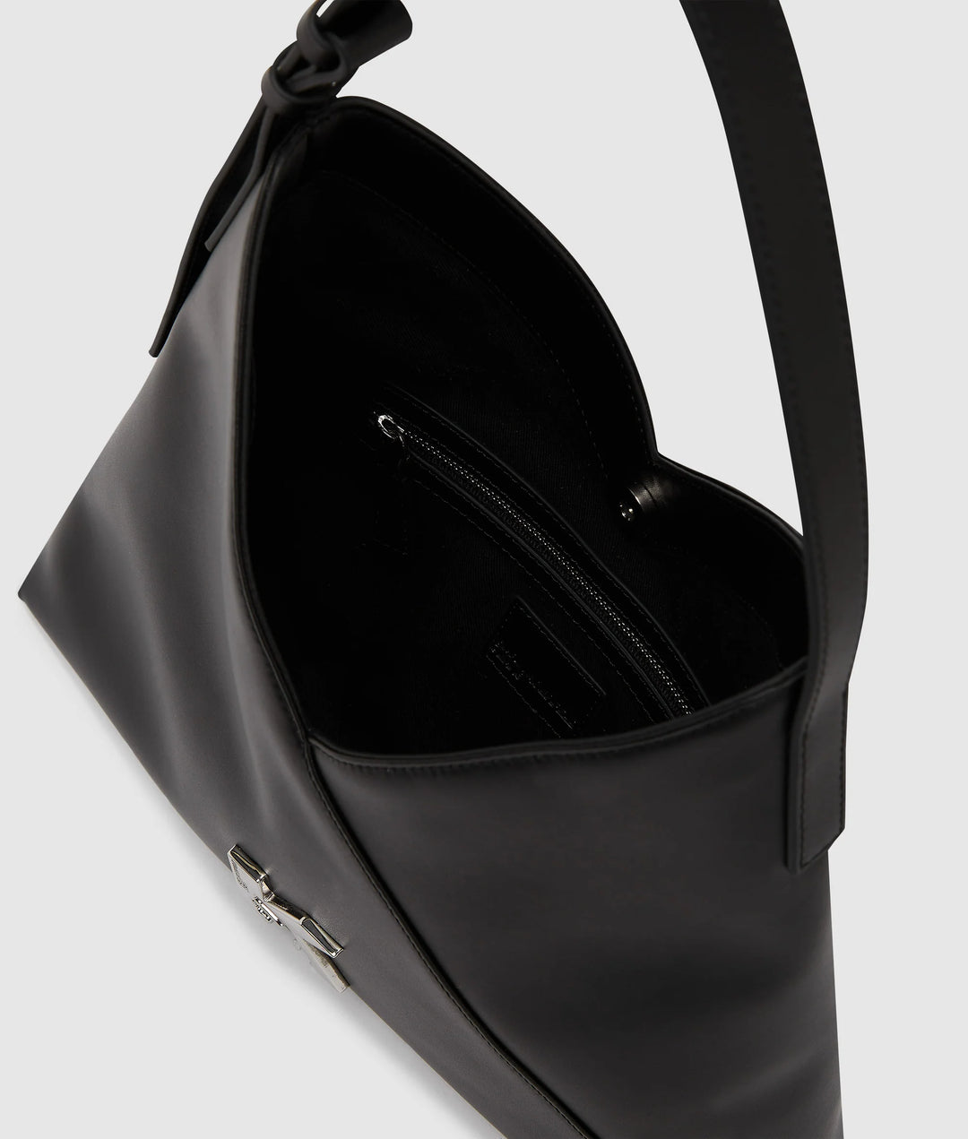 Karl Lagerfeld Geo Leather Small Tote Bag | Black