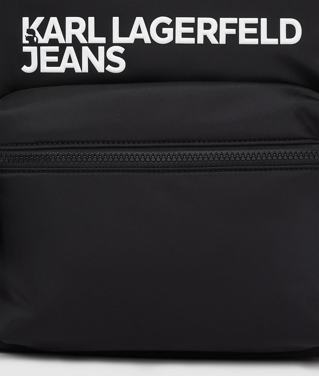 Karl Lagerfeld Logo Nylon Backpack | Black