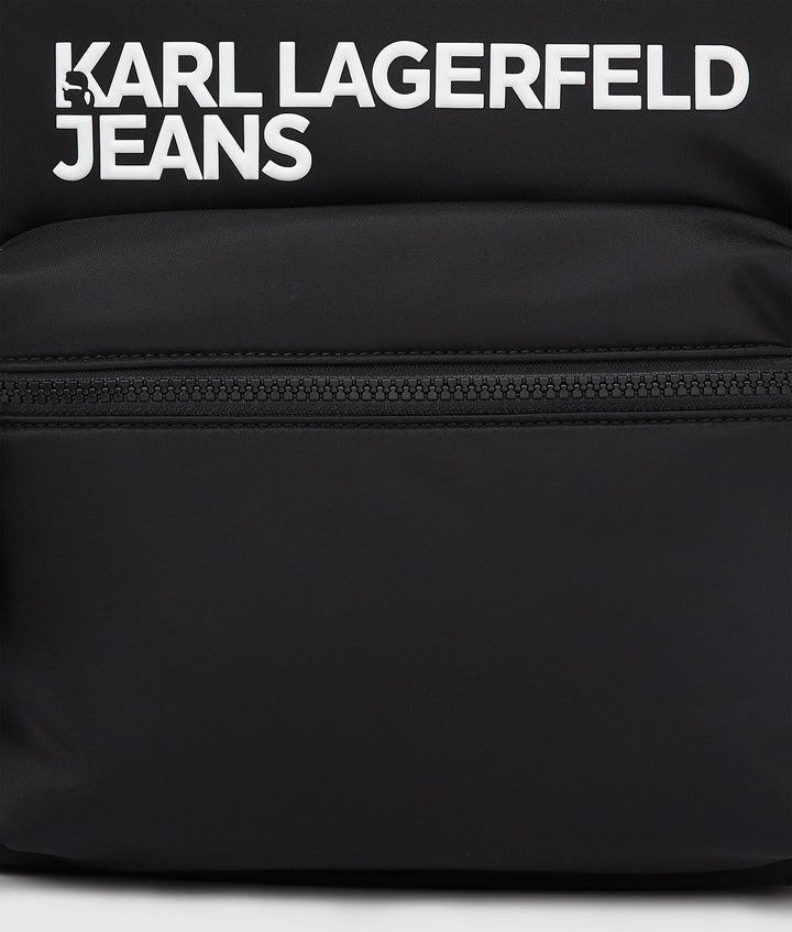 Karl Lagerfeld Logo Nylon Backpack | Black