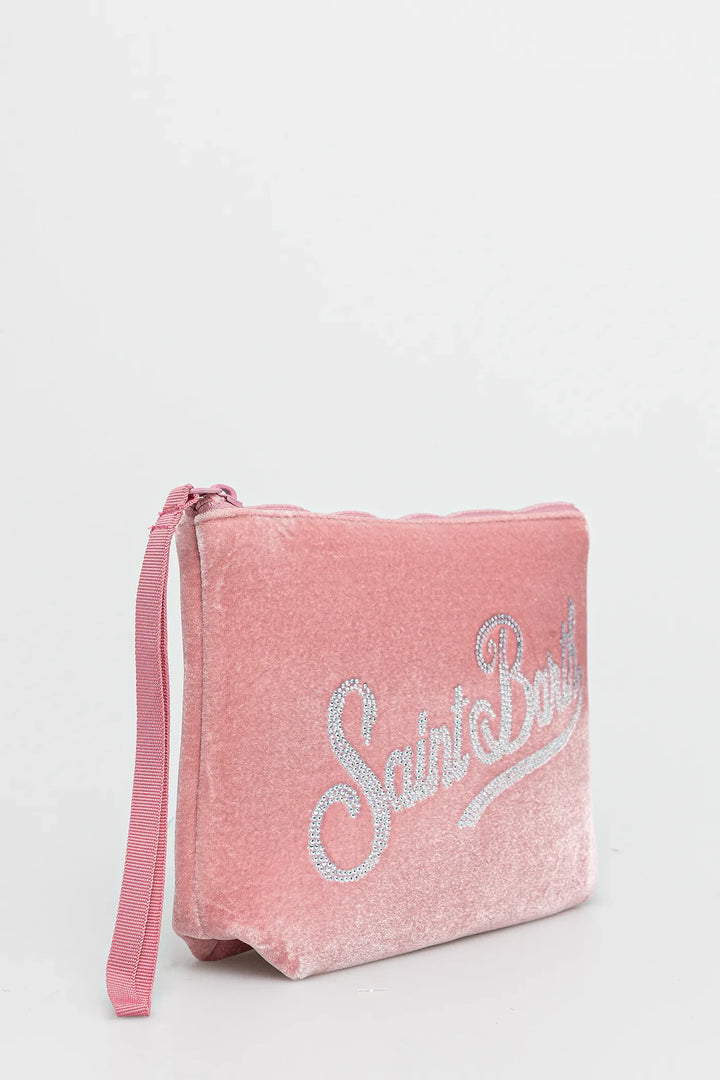 MC2 Saint Barth Velvet Pouch | Pink