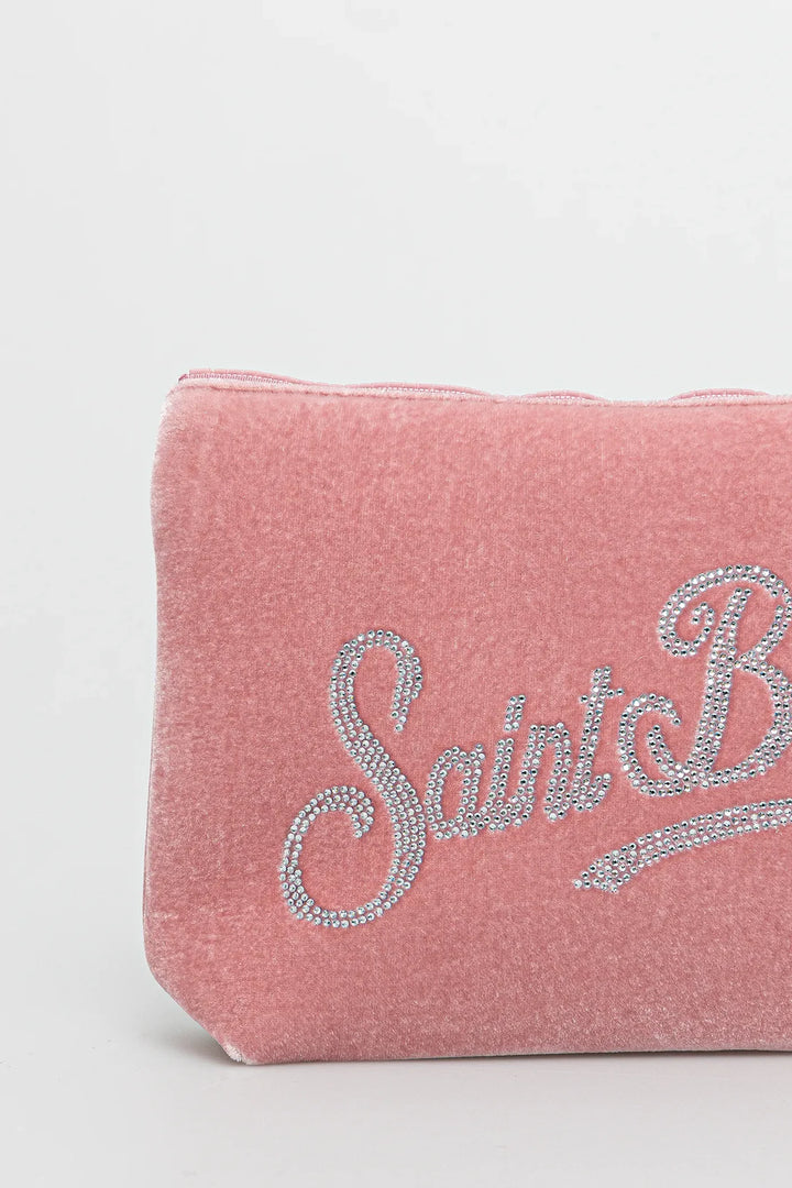 MC2 Saint Barth Velvet Pouch | Pink