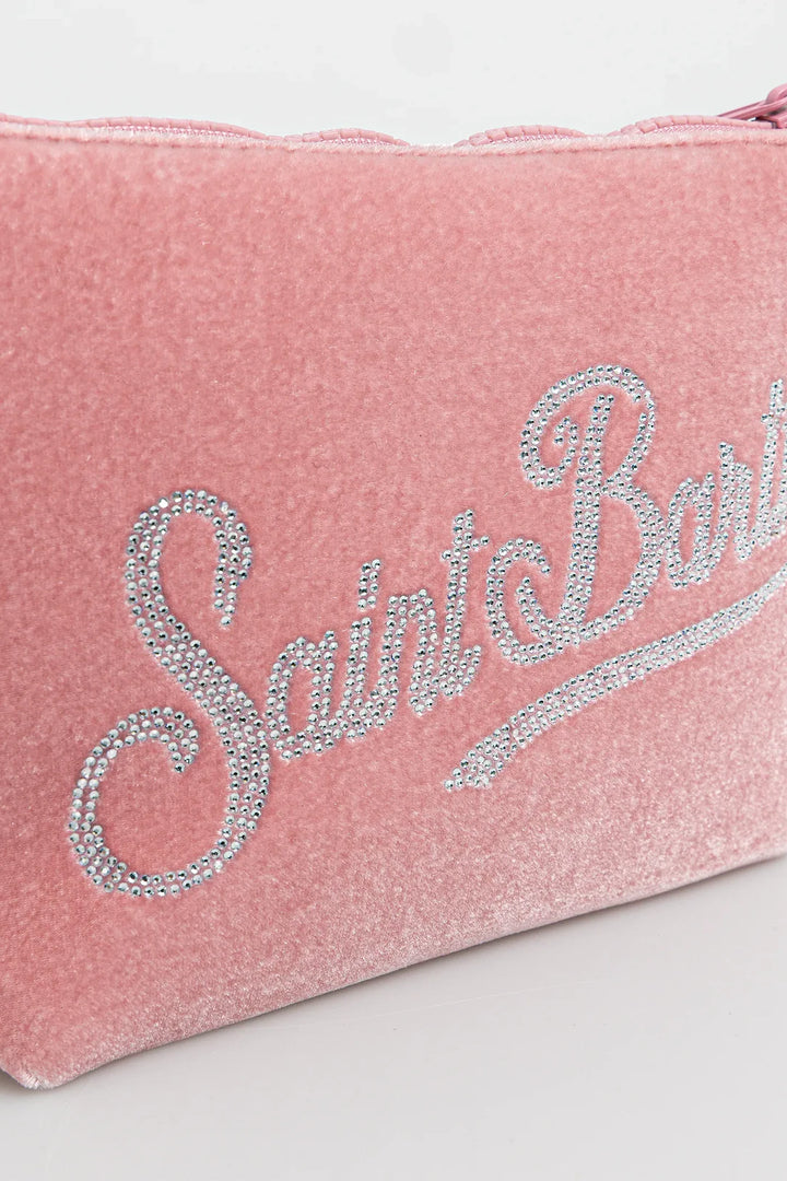 MC2 Saint Barth Velvet Pouch | Pink