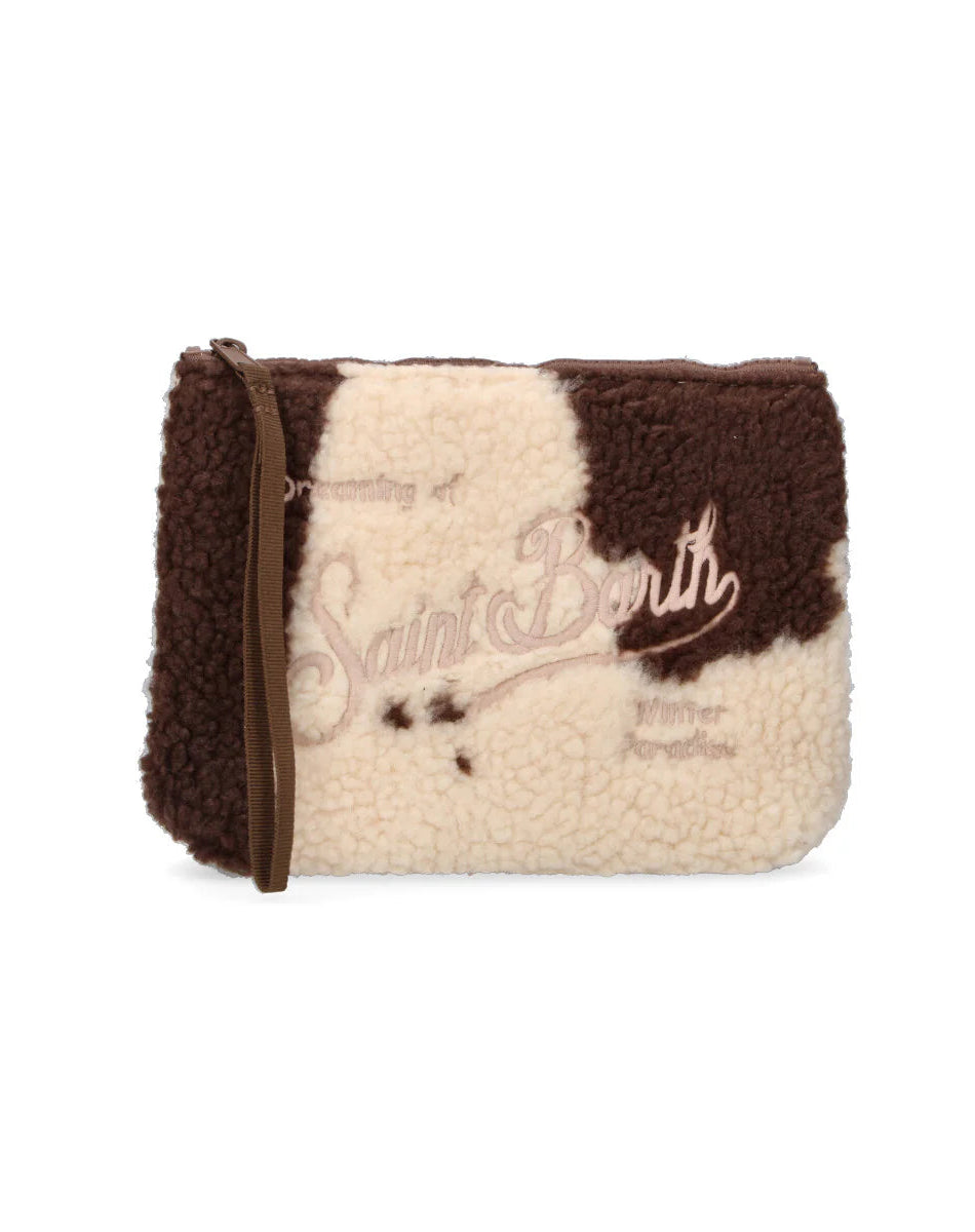MC2 Saint Barth Pouch Teddy Cow | Cow Skin