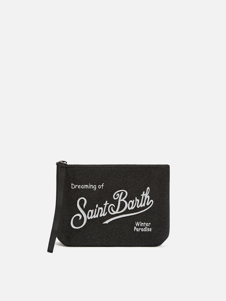 MC2 Saint Barth Aline Lurex-Pochette - Schwarz - Vorderansicht