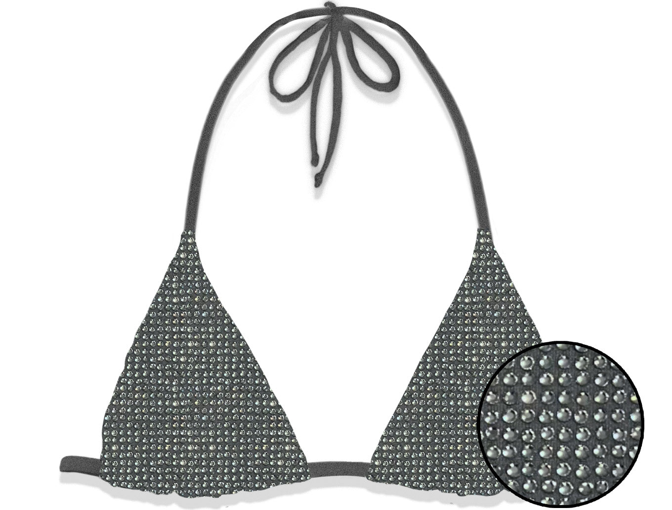 MC2 Saint Barth Women's Triangle Bikini and Bottom | Shiny Strass