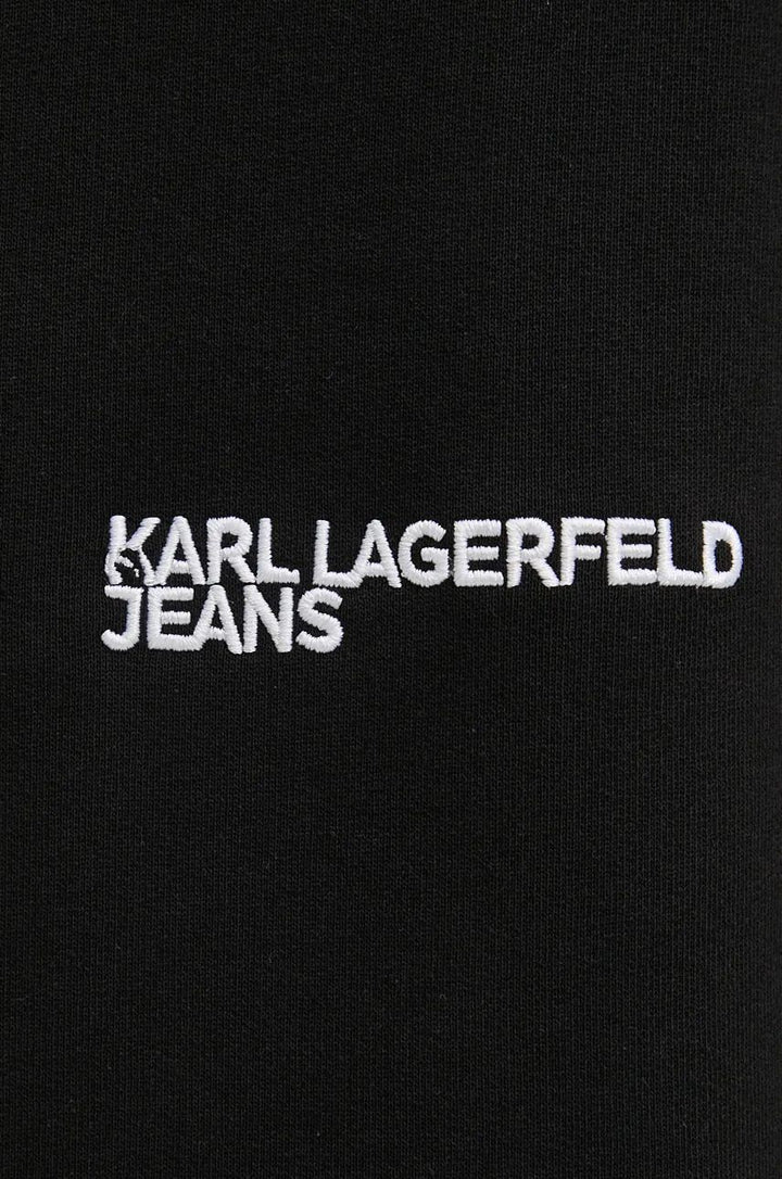 Karl Lagerfeld Βαμβακερό Φούτερ Άνετης Εφαρμογής | Μαύρο