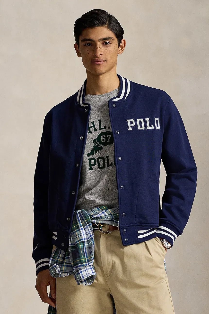 Ralph Lauren Fleece Cardigan | Newport Navy