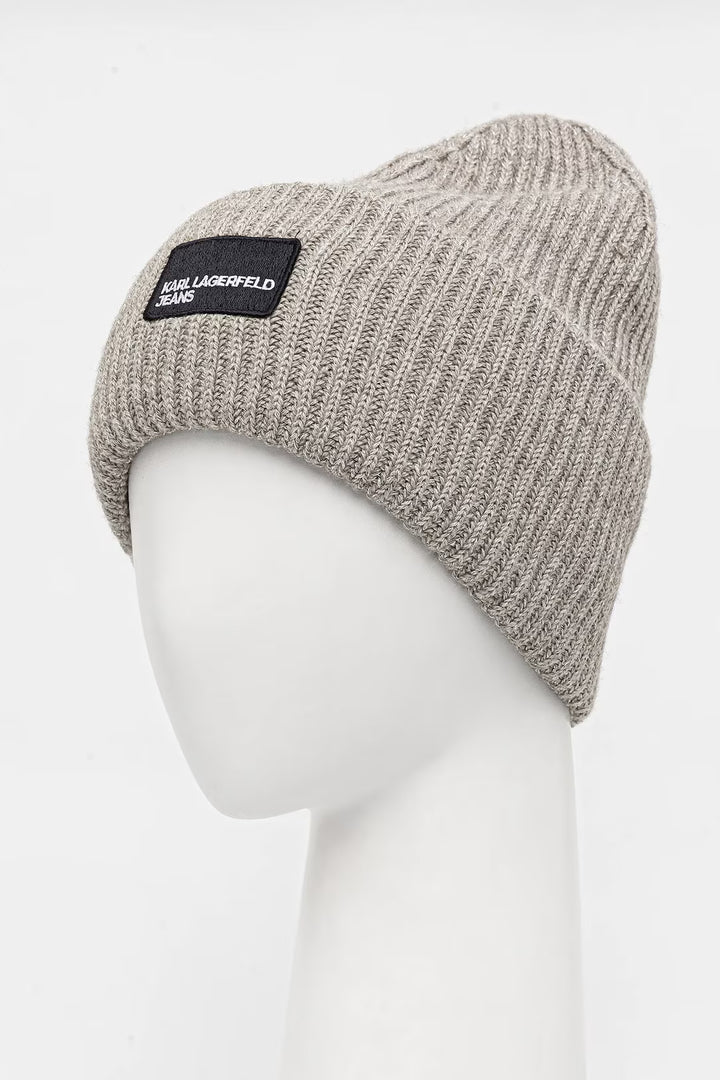 Karl Lagerfeld Long Beanie Lurex | Silver