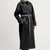 Karl Lagerfeld Faux Leather Trench Coat | Black