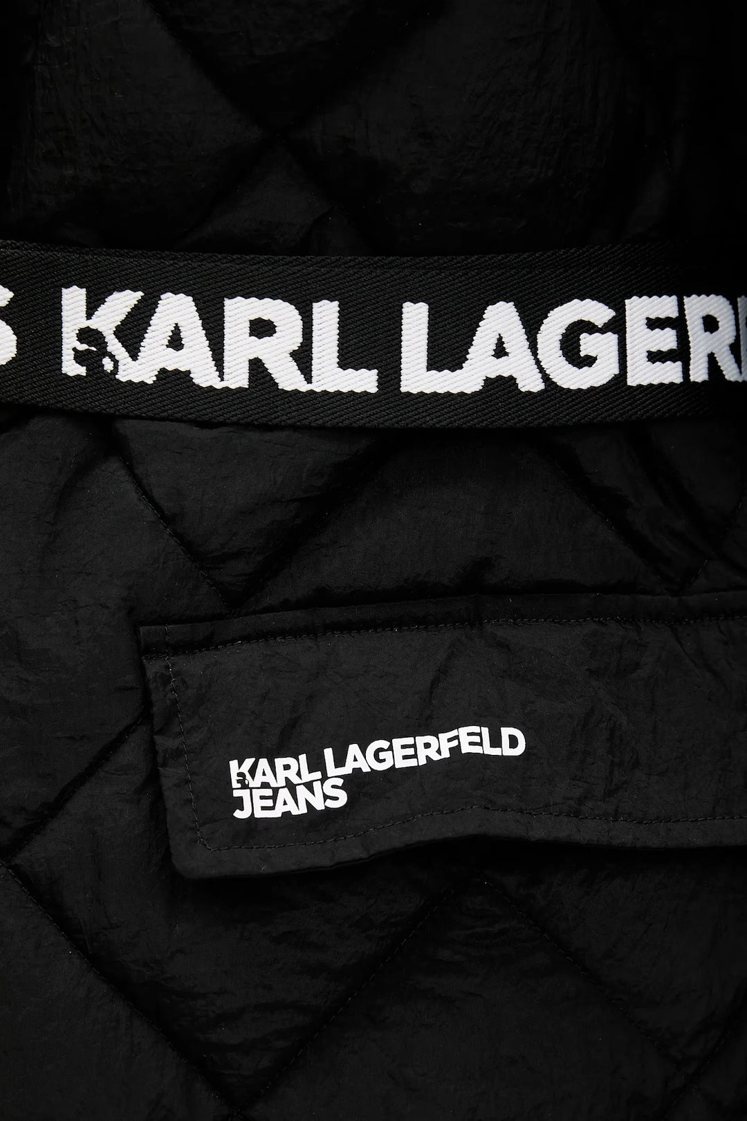 Karl Lagerfeld Light Padded Coat | Black