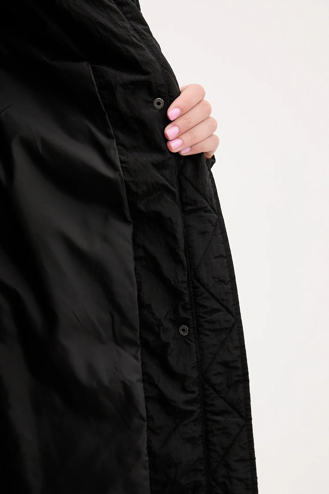 Karl Lagerfeld Light Padded Coat | Black