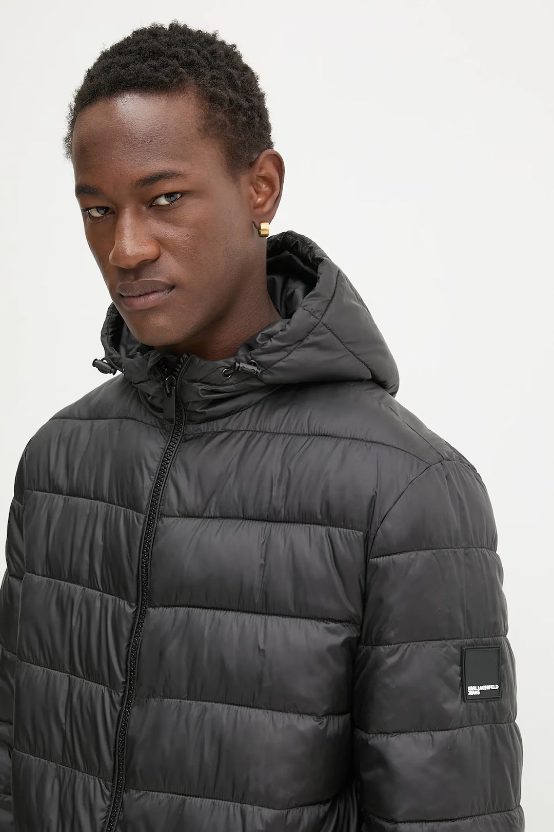 Karl Lagerfeld Men's Light Padded Jacket | Black