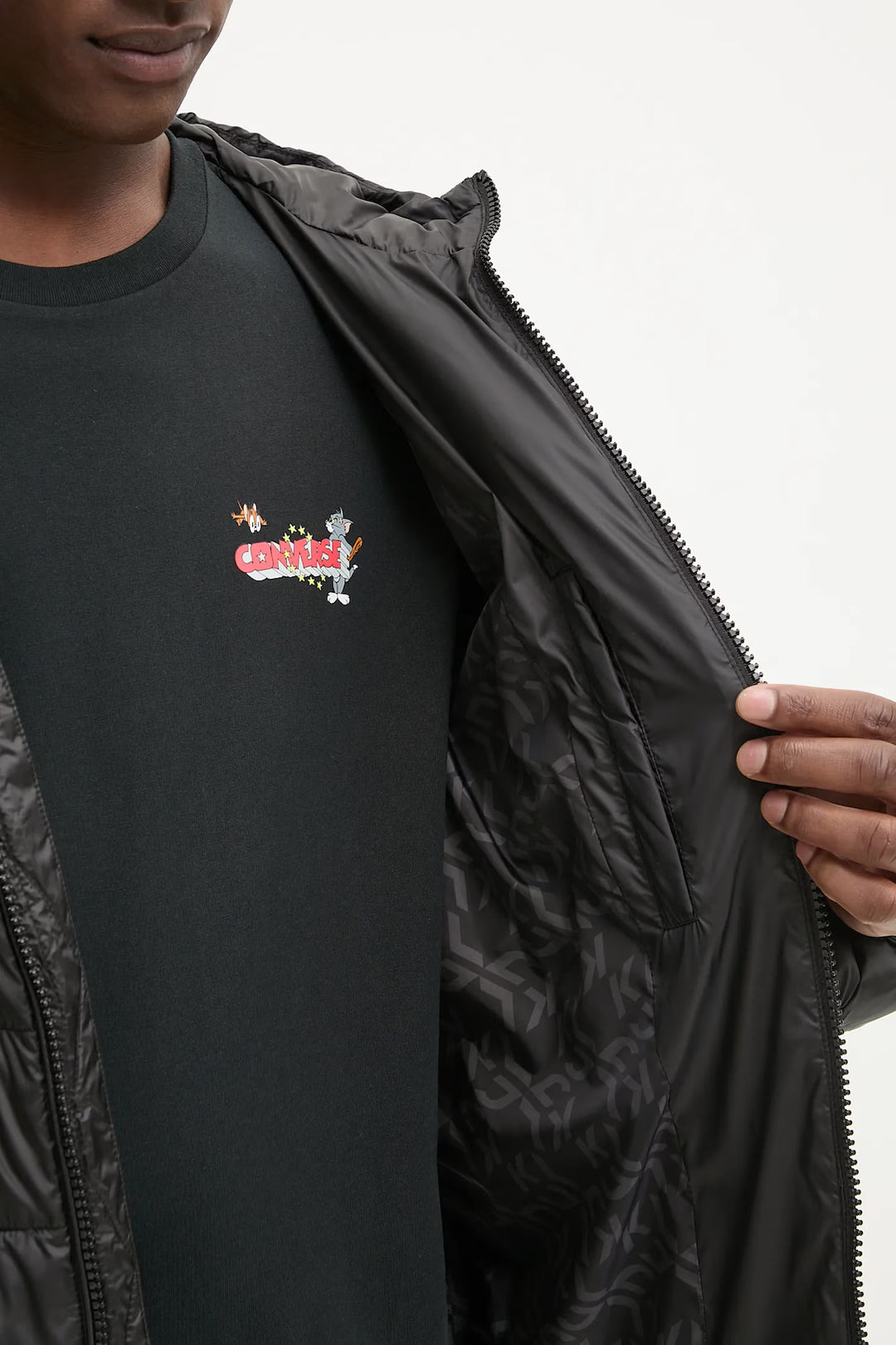 Karl Lagerfeld Men's Light Padded Jacket | Black