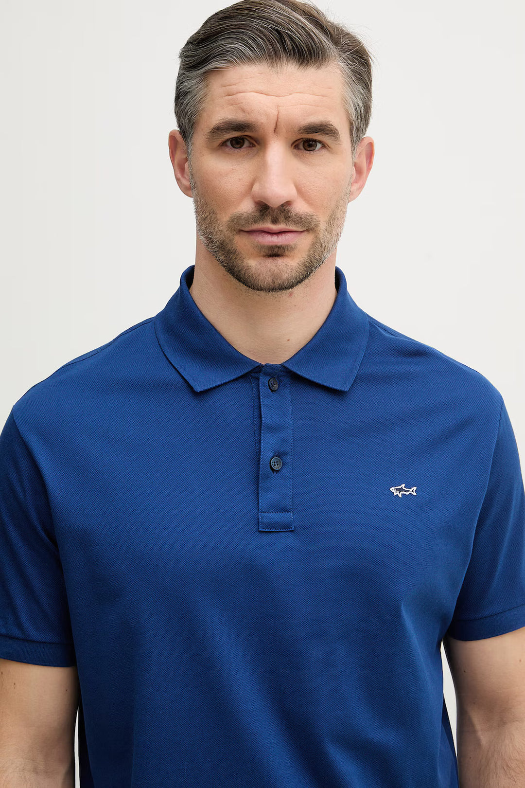 Paul & Shark Double Pique Cotton Polo | Royal Blue