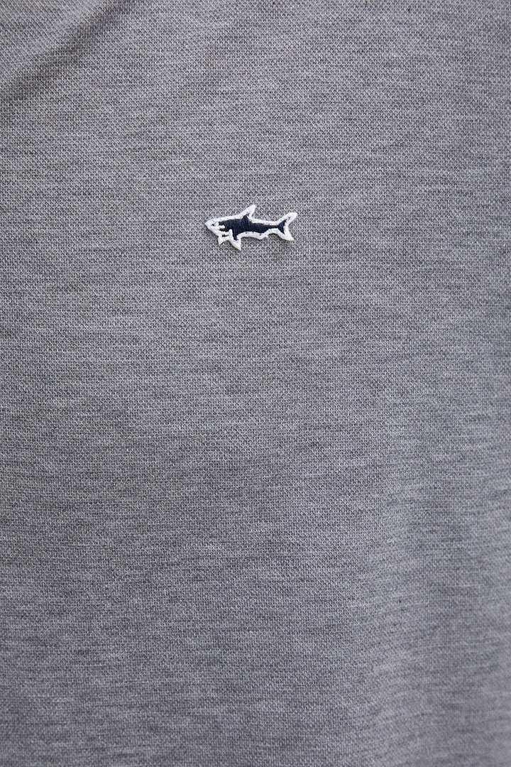 Paul & Shark Double Pique Cotton Polo | Grey