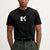 Karl Lagerfeld Regular K Logo Men's T-shirt | Black