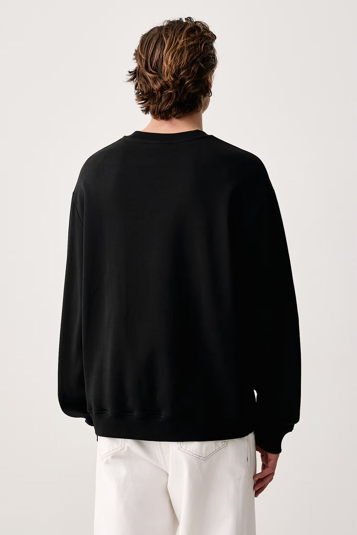Karl Lagerfeld Relaxed Fit K Logo Sweatshirt | Black