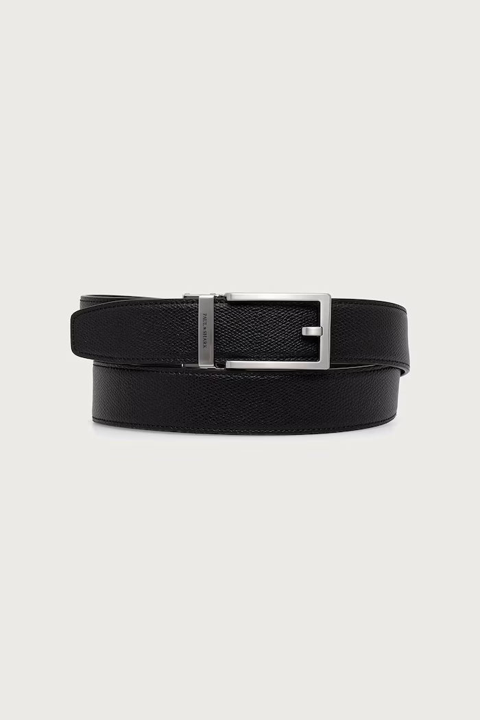 Paul &amp; Shark Leather Tank Belt | Black