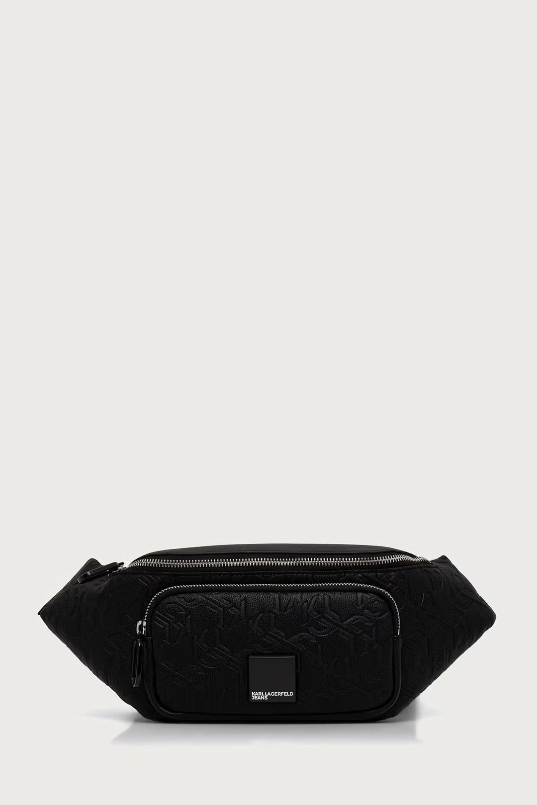 Karl Lagerfeld Bumbag with Box Logo Monogram | Black
