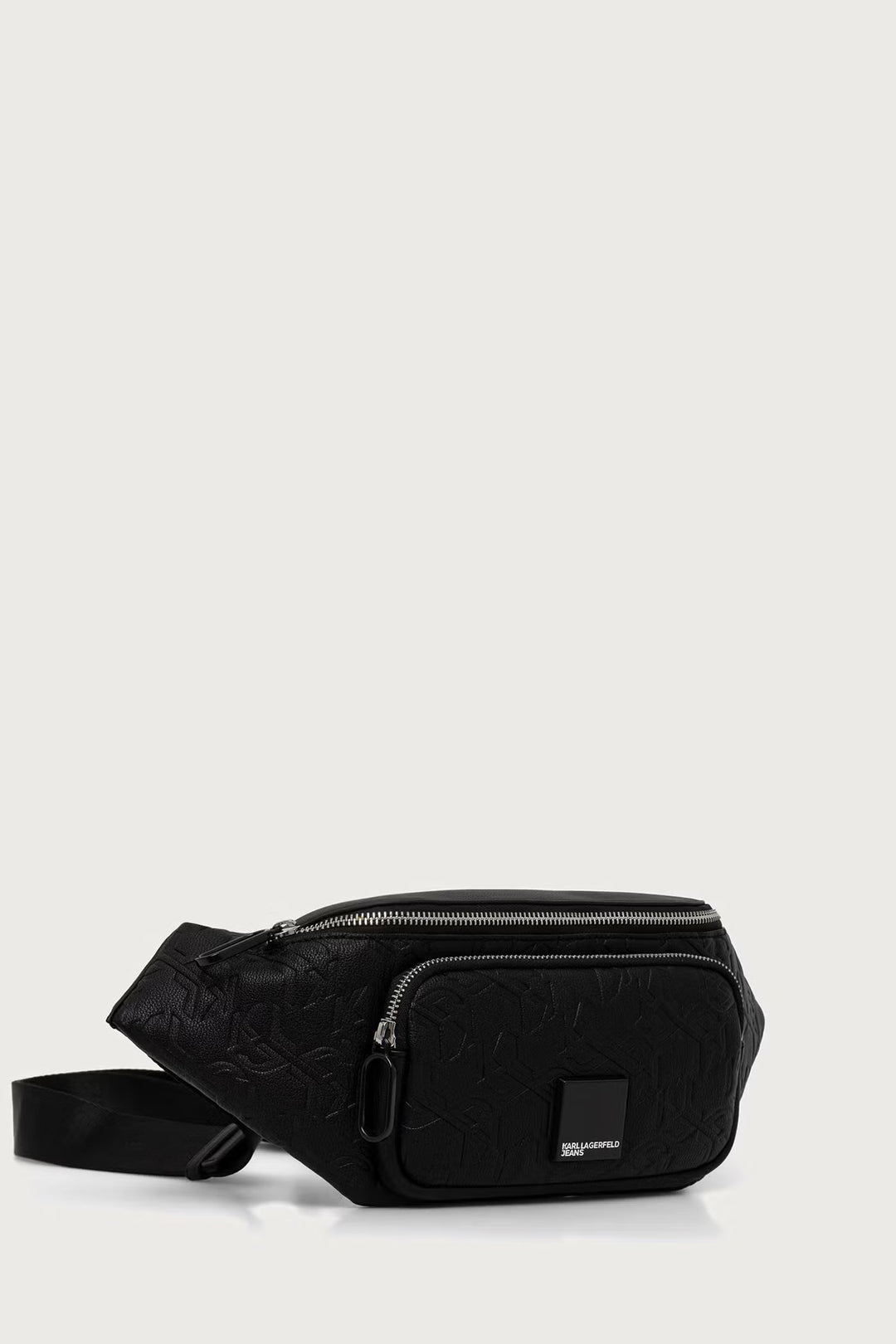 Karl Lagerfeld Bumbag with Box Logo Monogram | Black