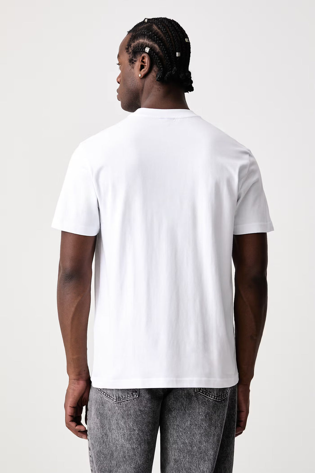 Karl Lagerfeld K Logo T-shirt in Regular Fit | White