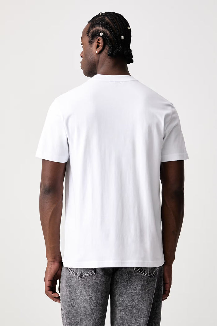 Karl Lagerfeld K Logo T-shirt in Regular Fit | White