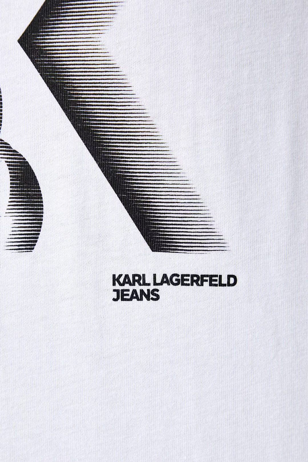 Karl Lagerfeld K Logo T-shirt in Regular Fit | White