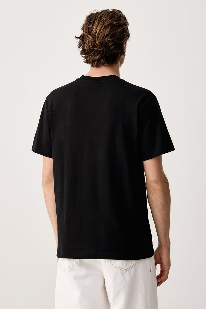 Karl Lagerfeld K Logo T-shirt in Regular Fit | Black