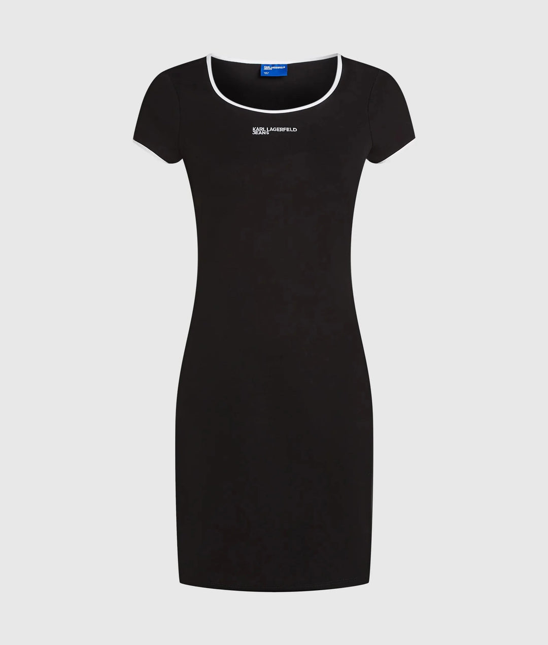 Karl Lagerfeld Short Sleeved Fitted Dress | Black