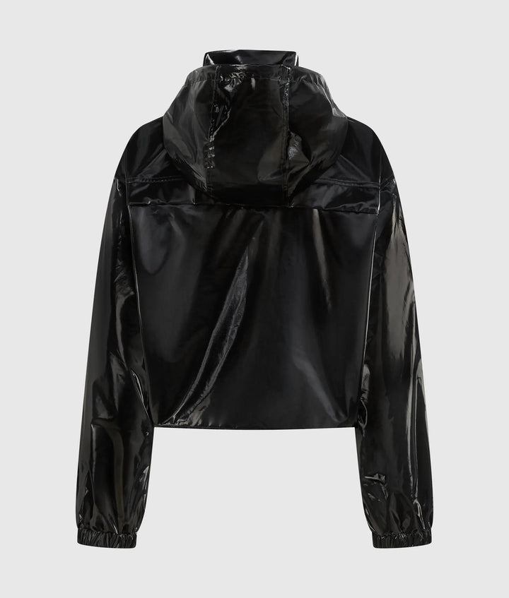 Karl Lagerfeld Shiny Hooded Women's Jacket | Black
