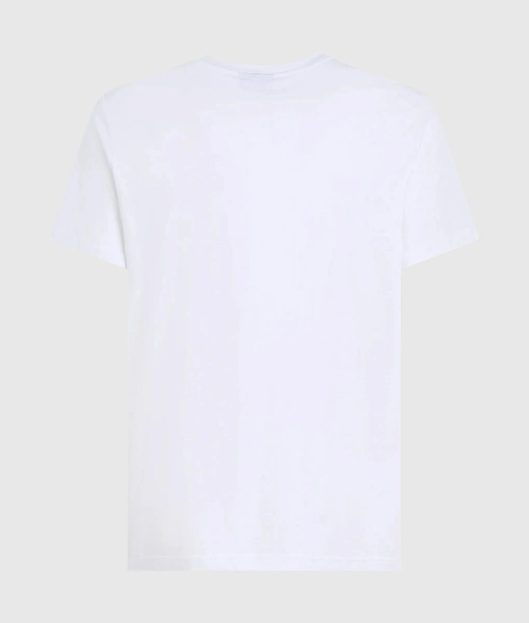 Karl Lagerfeld Striped Logo T-shirt in Slim Fit | White