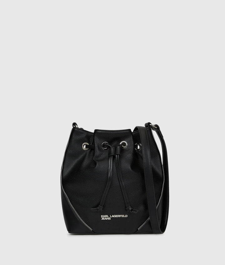 Karl Lagerfeld Rebel Bucket Bag | Black