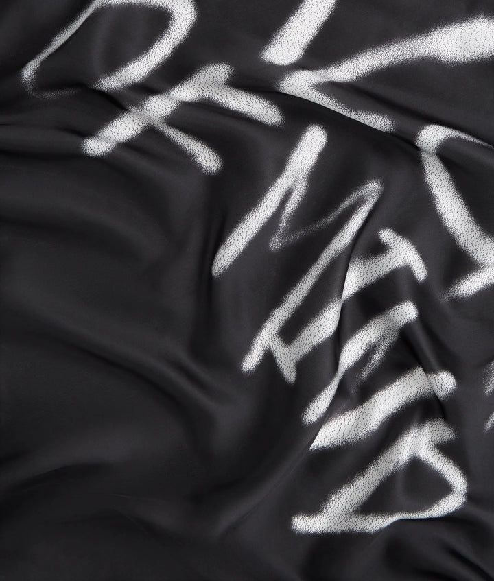 Karl Lagerfeld Karl Quote Large Bandana | Black