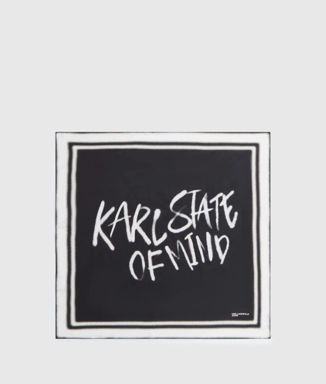 Karl Lagerfeld Karl Quote Large Bandana | Black